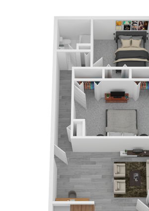 2 Bedroom Center 2 Bedroom Center